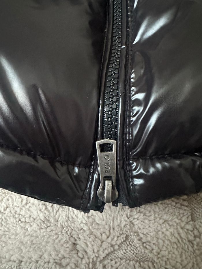 Doudoune Ralph Lauren noir brillant - photo numéro 3