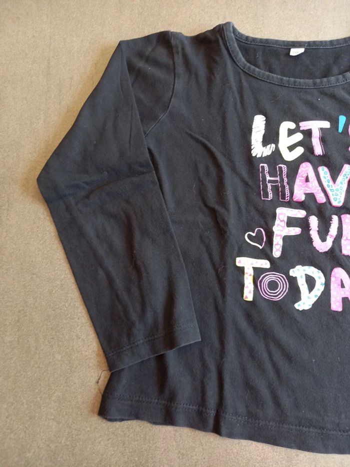 Tee shirt coton manche longues 8 ans - photo numéro 5