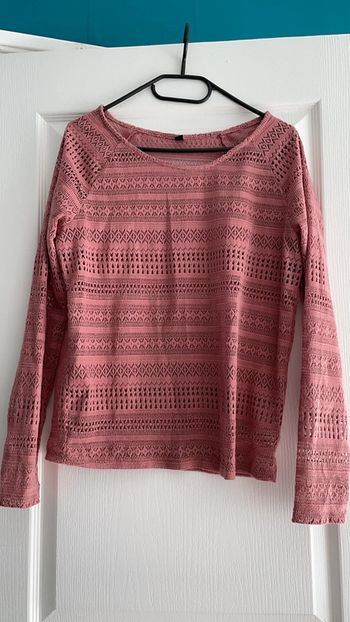 Teeshirt manches longues ajouré