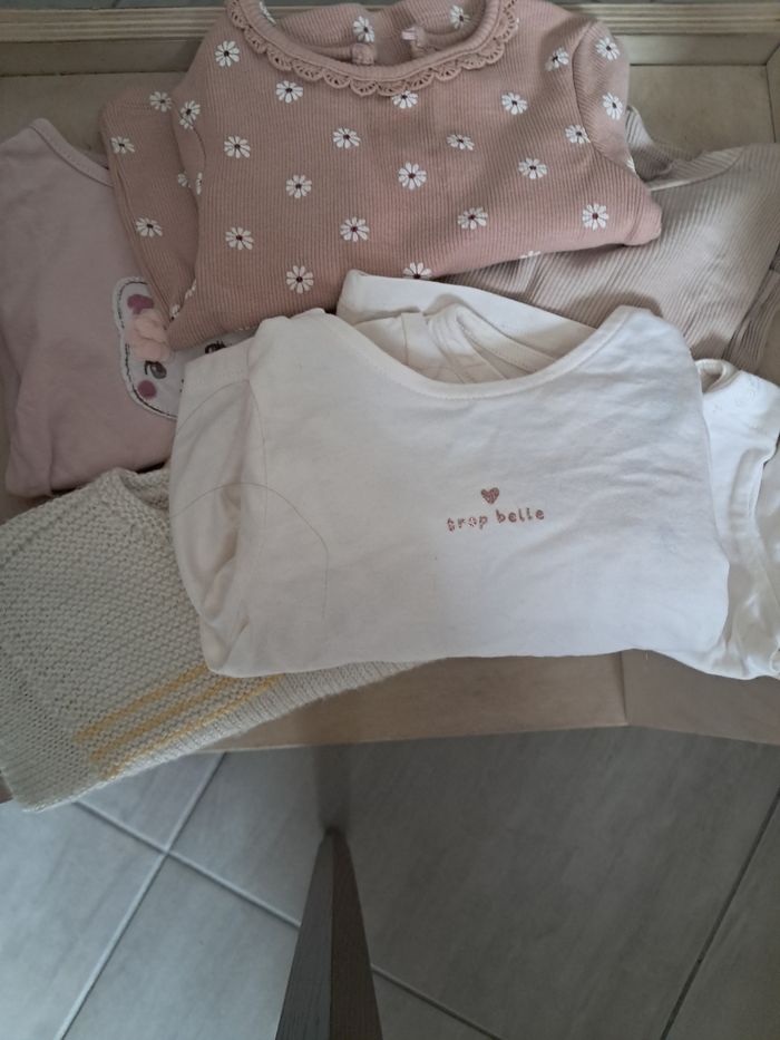 Lot de t-shirts 3 mois