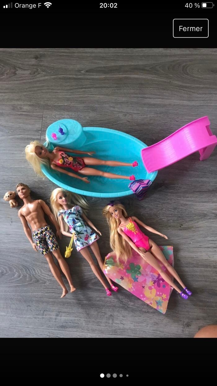 barbie piscine glamour