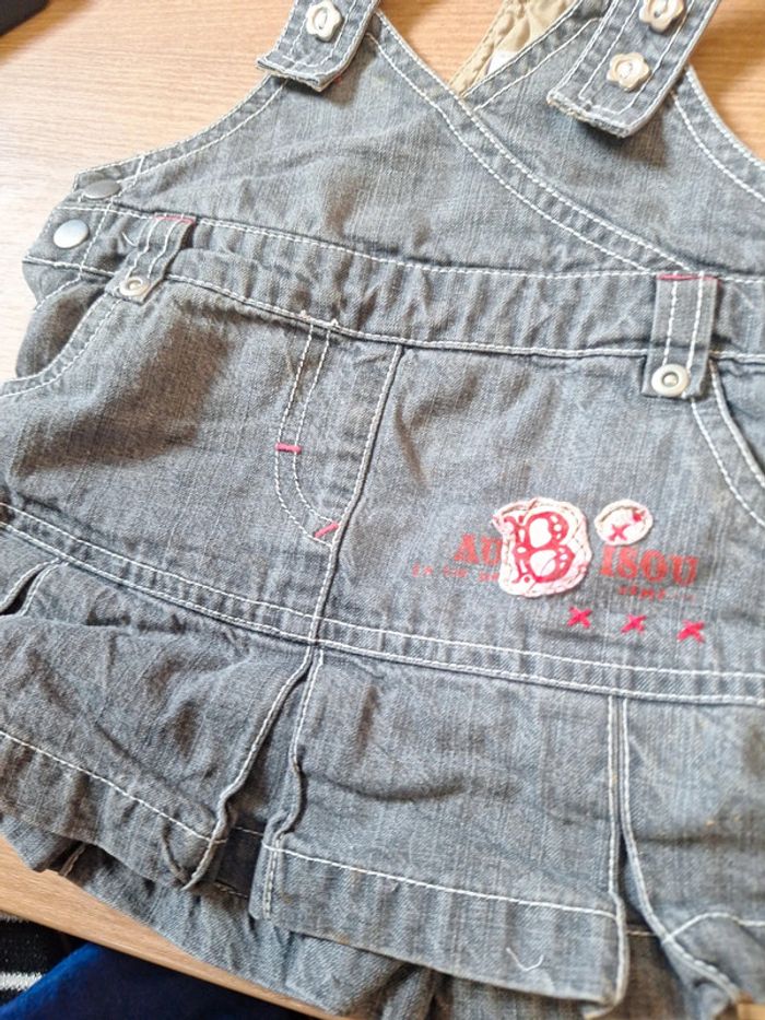 Petite jupe en jean gris - photo numéro 3