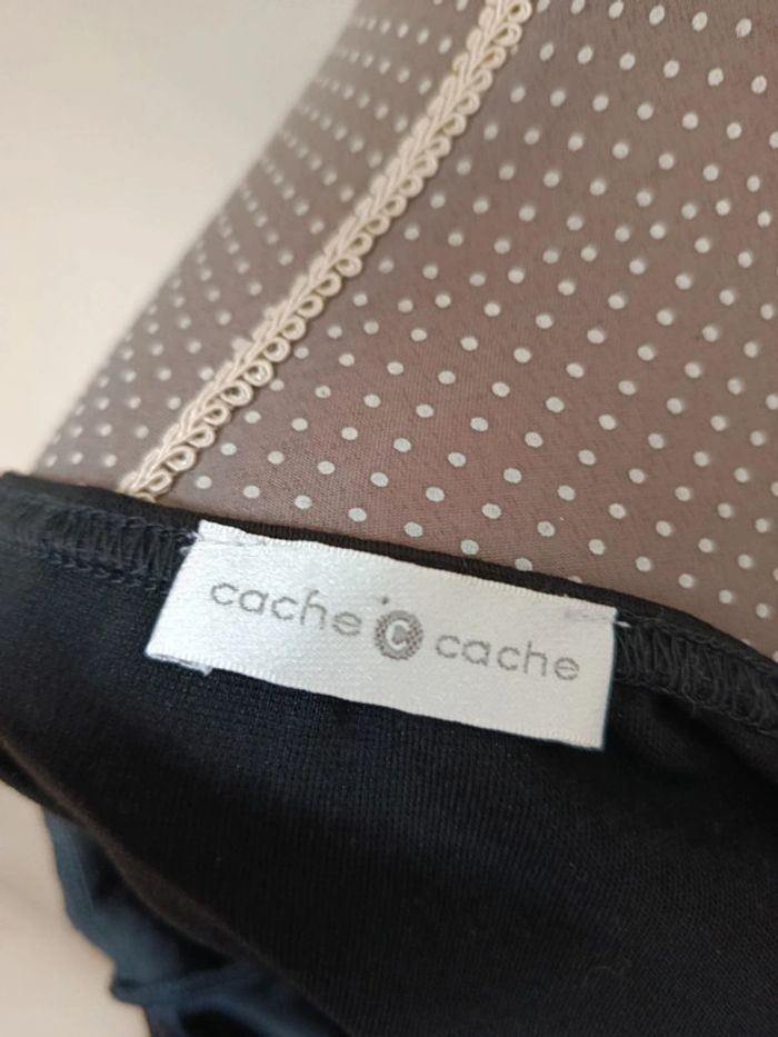 Robe noir cintré dentelle Cache cache Taille 38 - photo numéro 5