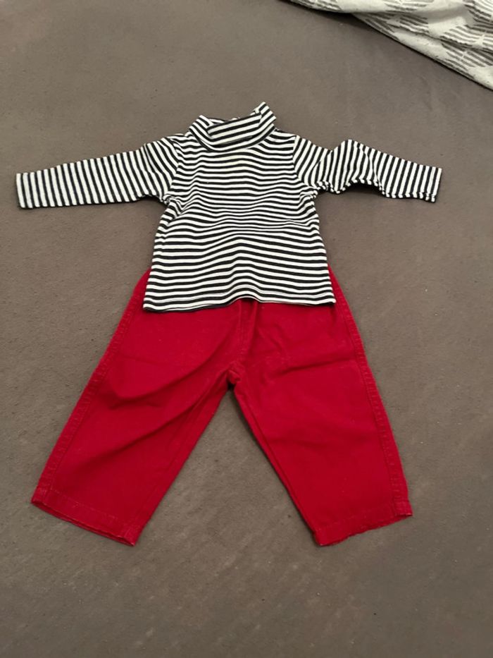 T-shirt + pantalon
