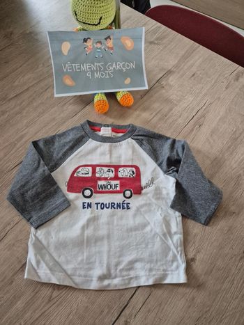 🚌 T-shirt ML garçon TAO 9m