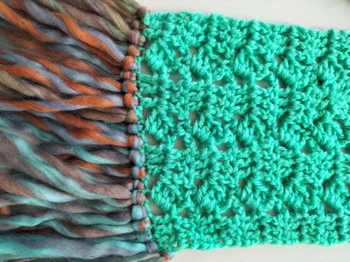 Echarpe enfant verte - photo numéro 3