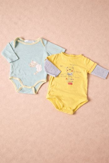 Lot 2 bodies manches longues 3 mois Kitchoun & Petits bon état