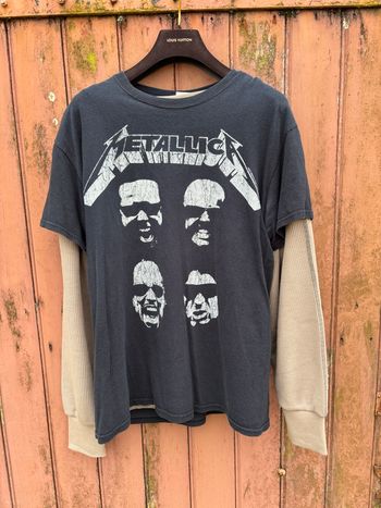 Iconic "Face Graphic" Layered 2-in-1 Tee Th