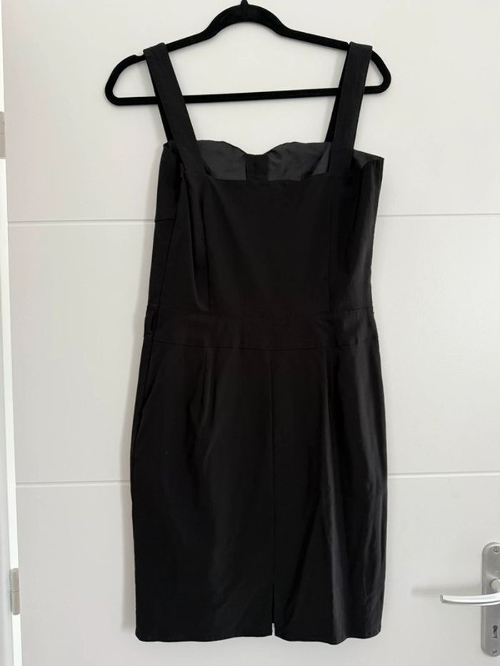 Robe tunique noir neuf Kleid dress Vestido Vestito jurk jumpsuit femme mujer donna woman bretelle - photo numéro 2