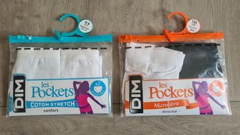 Lot de 4 Culottes DIM 12 Ans.