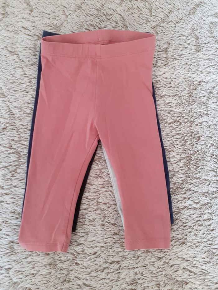 Lot de 5 leggings 6/9 mois - photo numéro 8