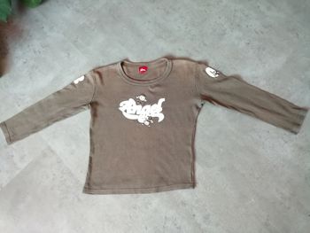 T shirt manches longues marron Taille 2 Mim