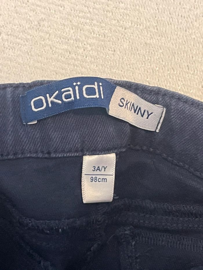 Pantalon bleu - Okaïdi - 3 ans / 98 cm - photo numéro 2