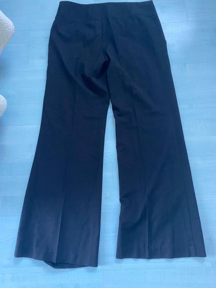 Pantalon noir morgan ceinture noeud - photo numéro 5