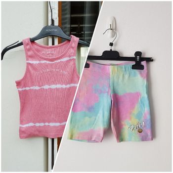Lot débardeur + short fille - T. 5 / 6 ans