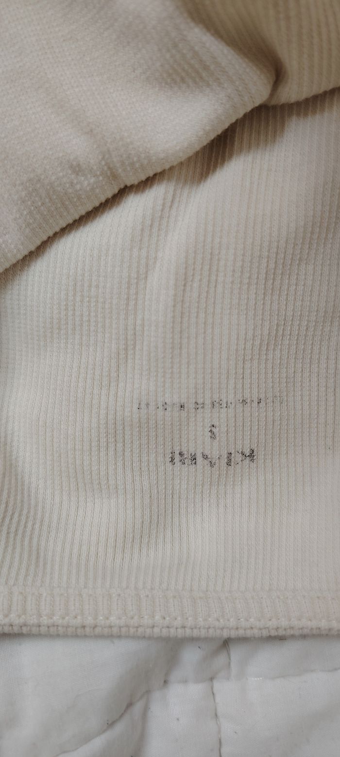 Body beige côtelé Kiabi - taille M - photo numéro 4