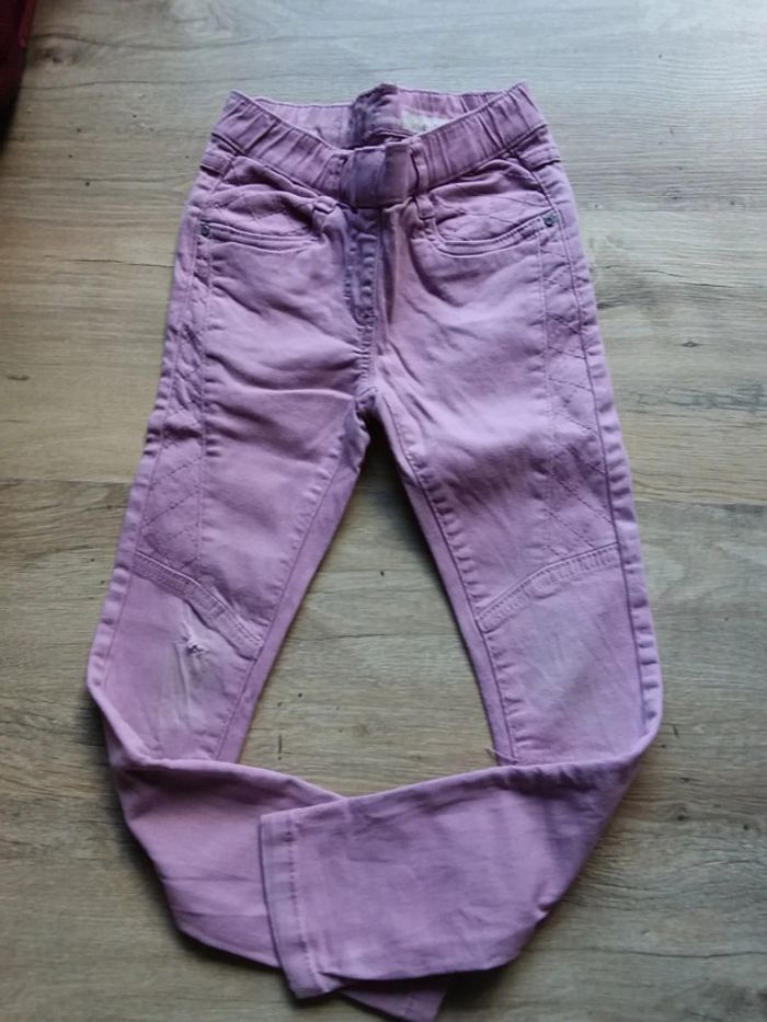 Pantalon jegging skinny lila 6 ans