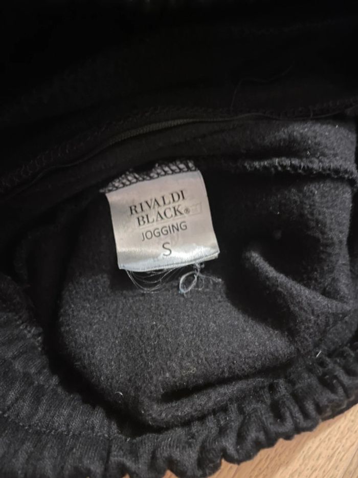 Pantalon jogging noir molleton - Rivaldi Black - S - photo numéro 6