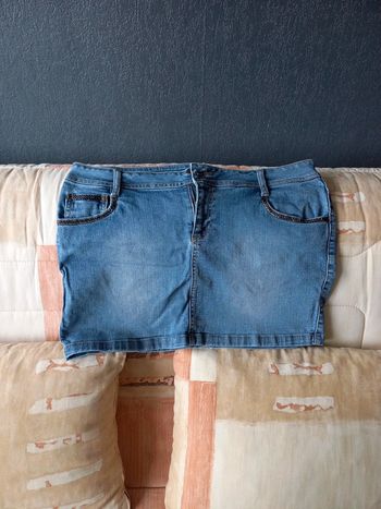 Mini jupe en jean