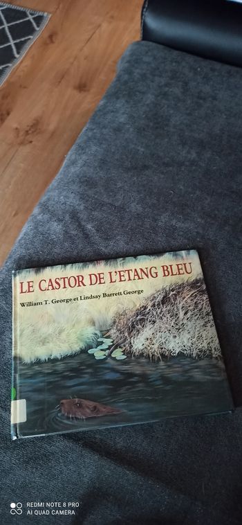 Livre le castor de l étang bleu