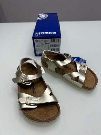 Birkenstock Taille 31 Rio Kids Electric Metallic Gold Regular Fit