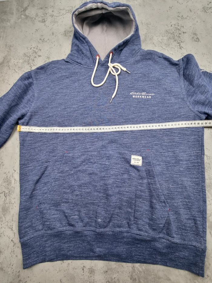 Sweat à capuche Eddie Bauer bleu – Taille M Homme - photo numéro 10