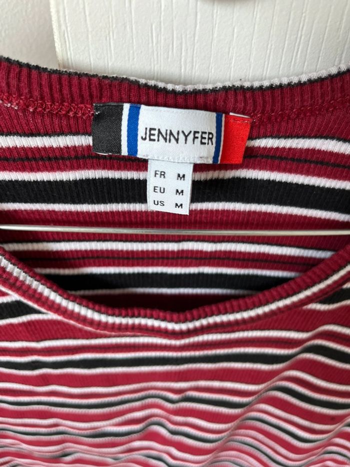 Débardeur rayé rouge et noir - photo numéro 4