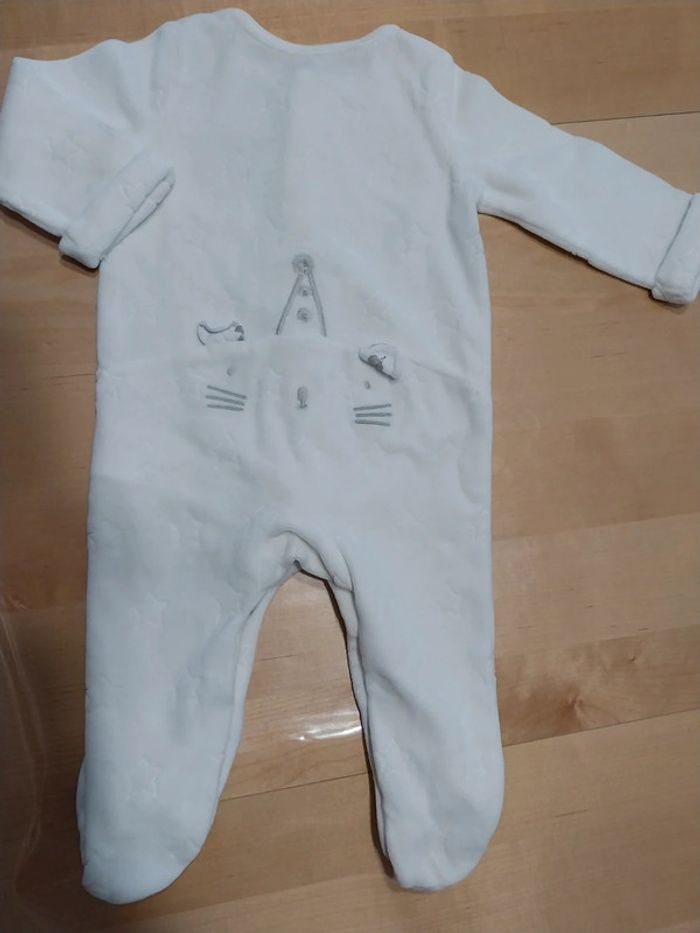 Pyjama bébé dors bien blanc 6 mois Sergent Major