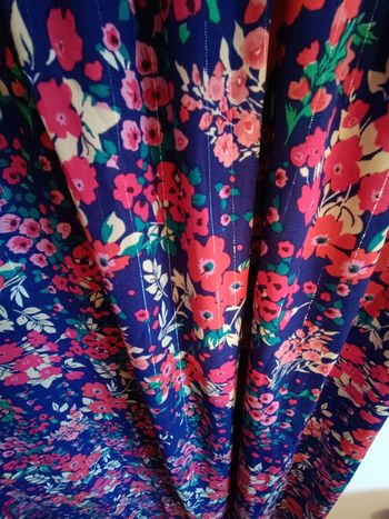 Robe longue fleurie