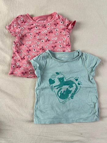 Lot de 2 teeshirts 12 mois In Extenso