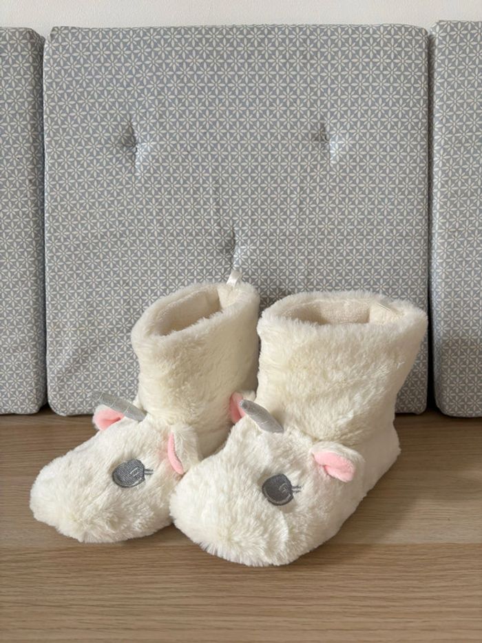 Chaussons Bottes "Licorne" (Pointure : 34/35)