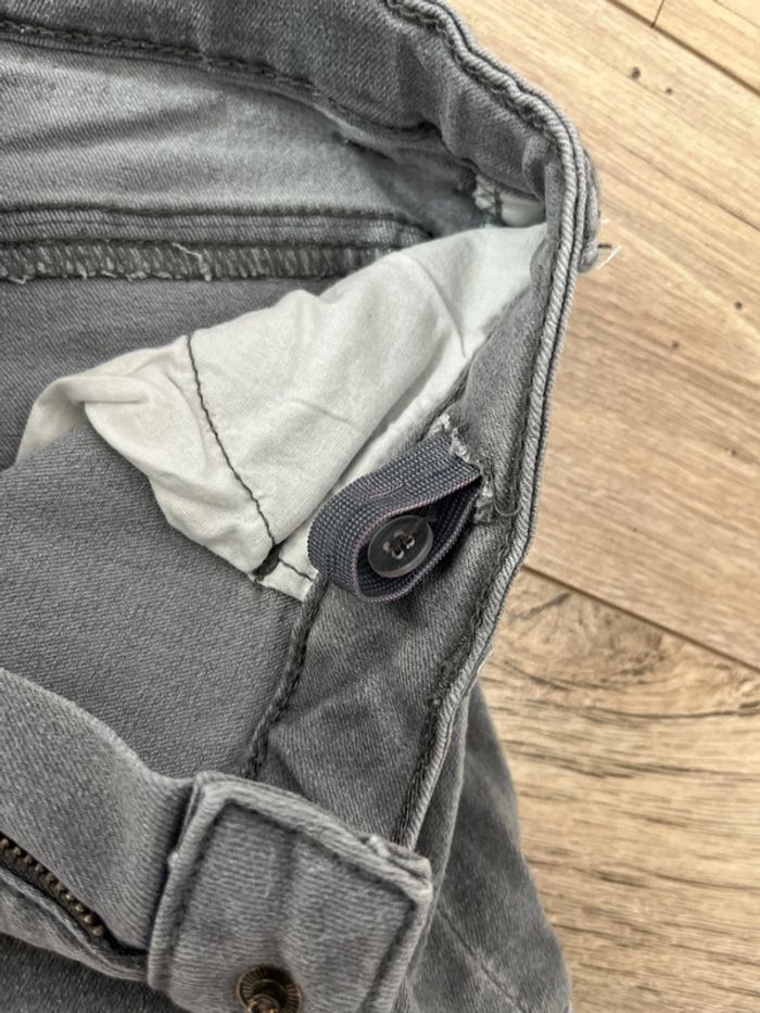 14 ans shirt en jeans gris stretch Little marcel - photo numéro 5