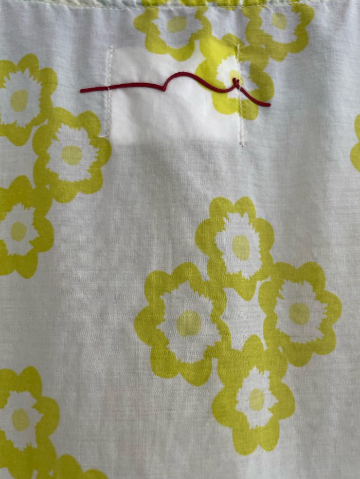 Robe Teddy Smith taille 1,XS/S,36/38,blanche à motifs jaunes,verts,noirs,tbe - photo numéro 5