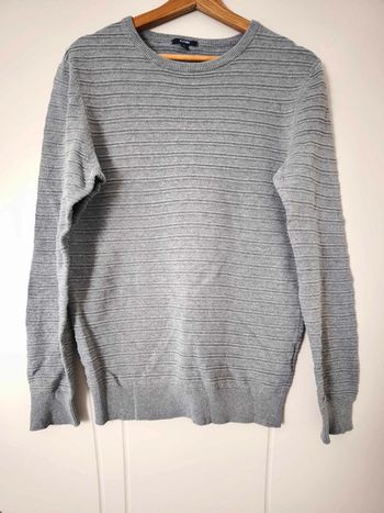 pull gris Kiabi