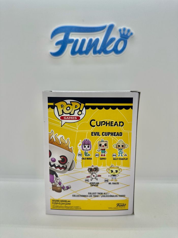 Funko Pop Evil Cuphead 417 Hot Topic Exclusive 🇺🇸 - photo numéro 4
