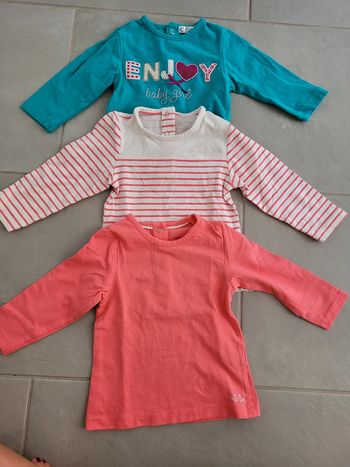 Lot petits pulls fins 9 mois