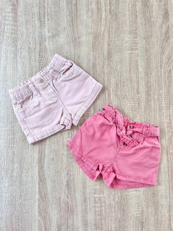 2 shorts bébé fille