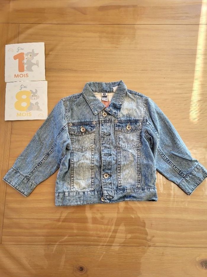 Veste en jean fille 18 mois