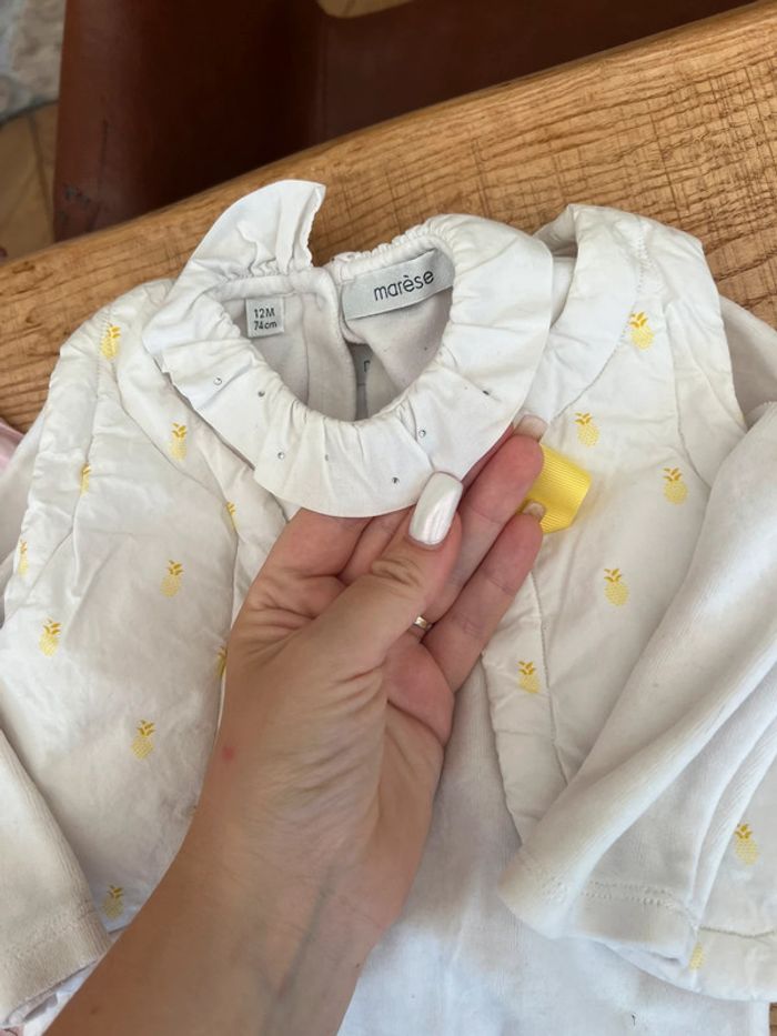 Lot vêtements 12 - 18 mois fille automne hiver gilet Zara rose petit bateau obaibi - photo numéro 4