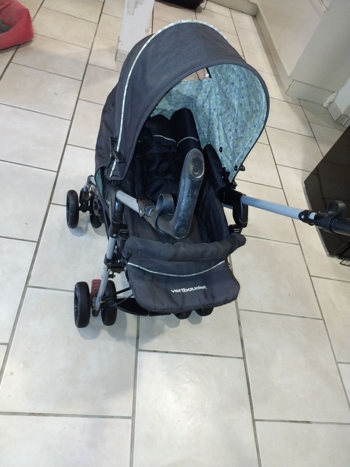 Poussette Vertbaudet trio