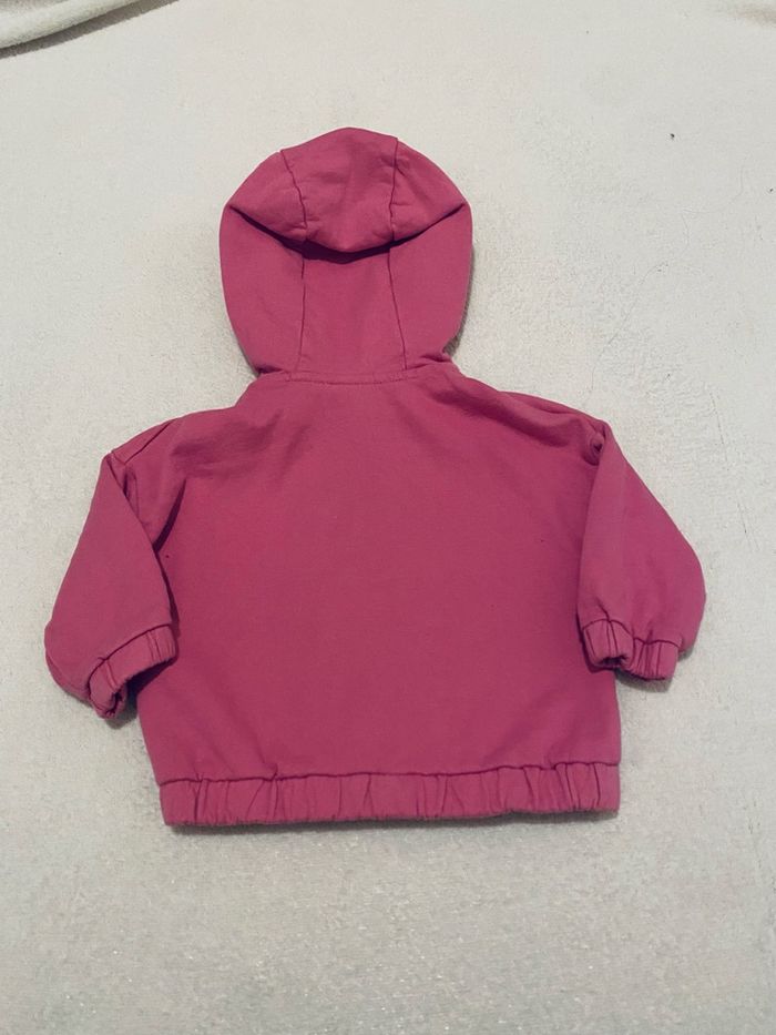 Gilet rose zippé Minnie – Bébé fille 6 mois – Très bon état - photo numéro 3