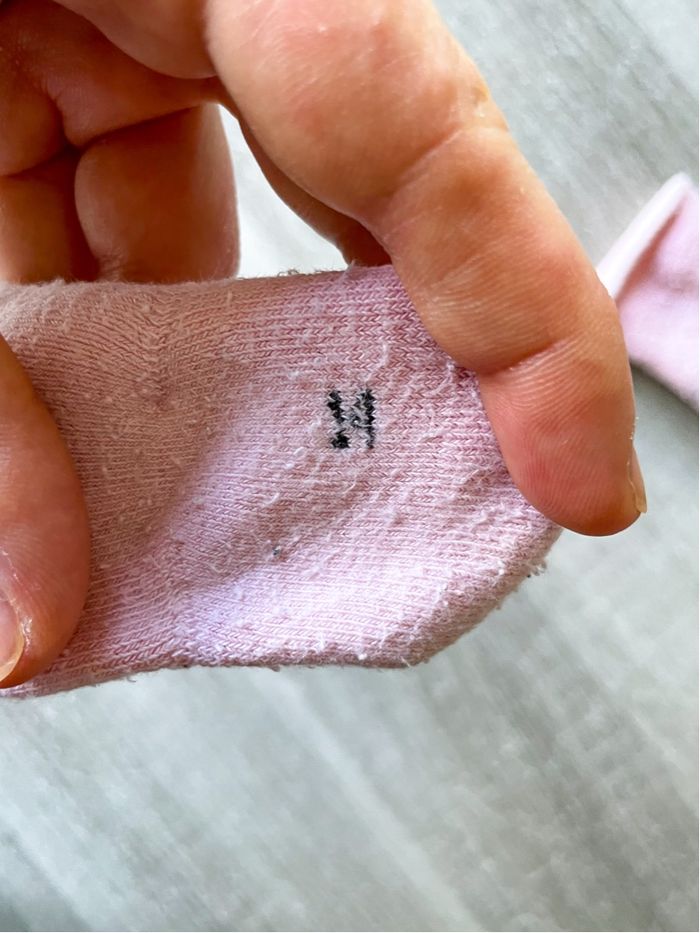 Paire de chaussettes chat bébé fille taille 14 - photo numéro 3