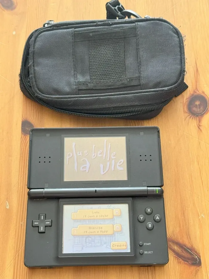 Nintendo DS Lite Noire - BE - Avec Pochette (Charnière fatigué) - photo numéro 3