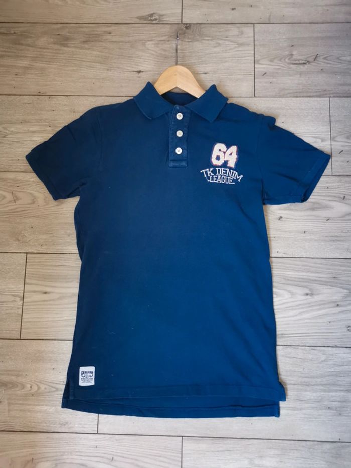 Polo bleu marine tk denim league - photo numéro 2