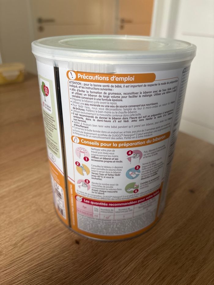 Lait Guigoz Pelargon 2eme âge - photo numéro 2