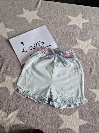 Short jeans fille