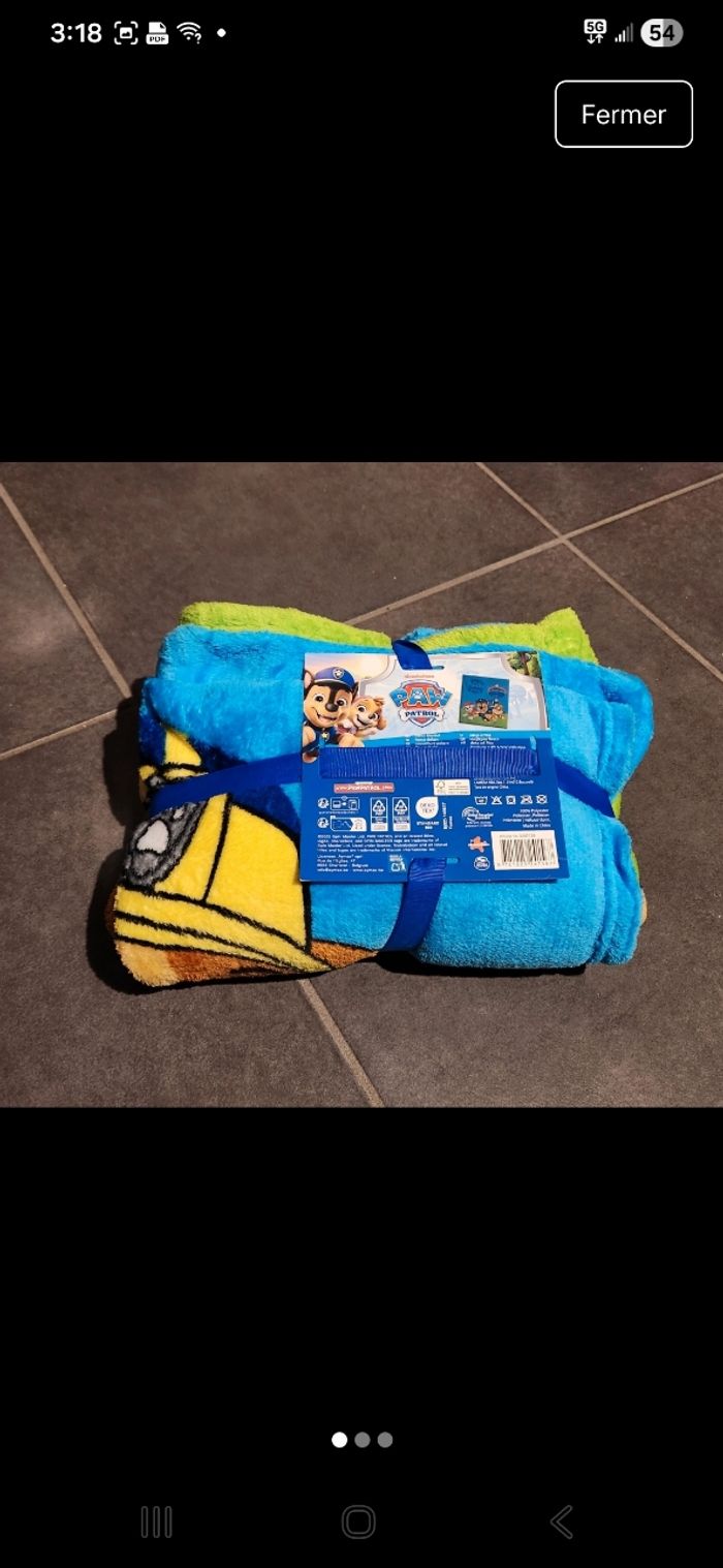 Grand plaid pat patrouille