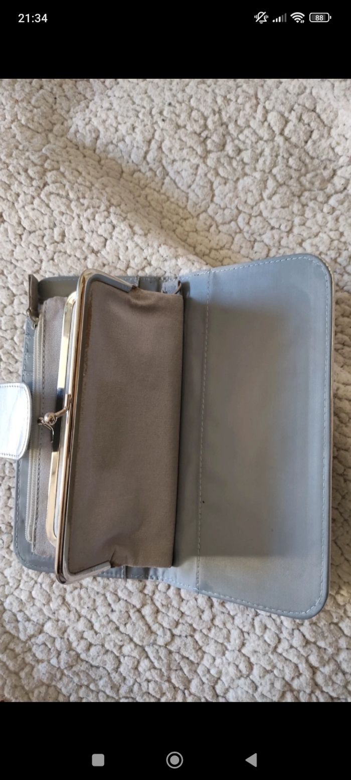 Pochette argentée Eram - photo numéro 3