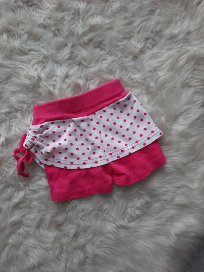 Jupe short rose
