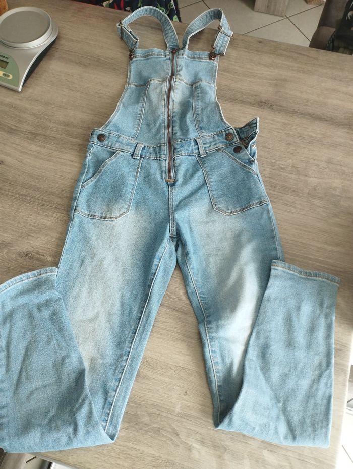 Salopette en jean 12 ans fille - photo numéro 1